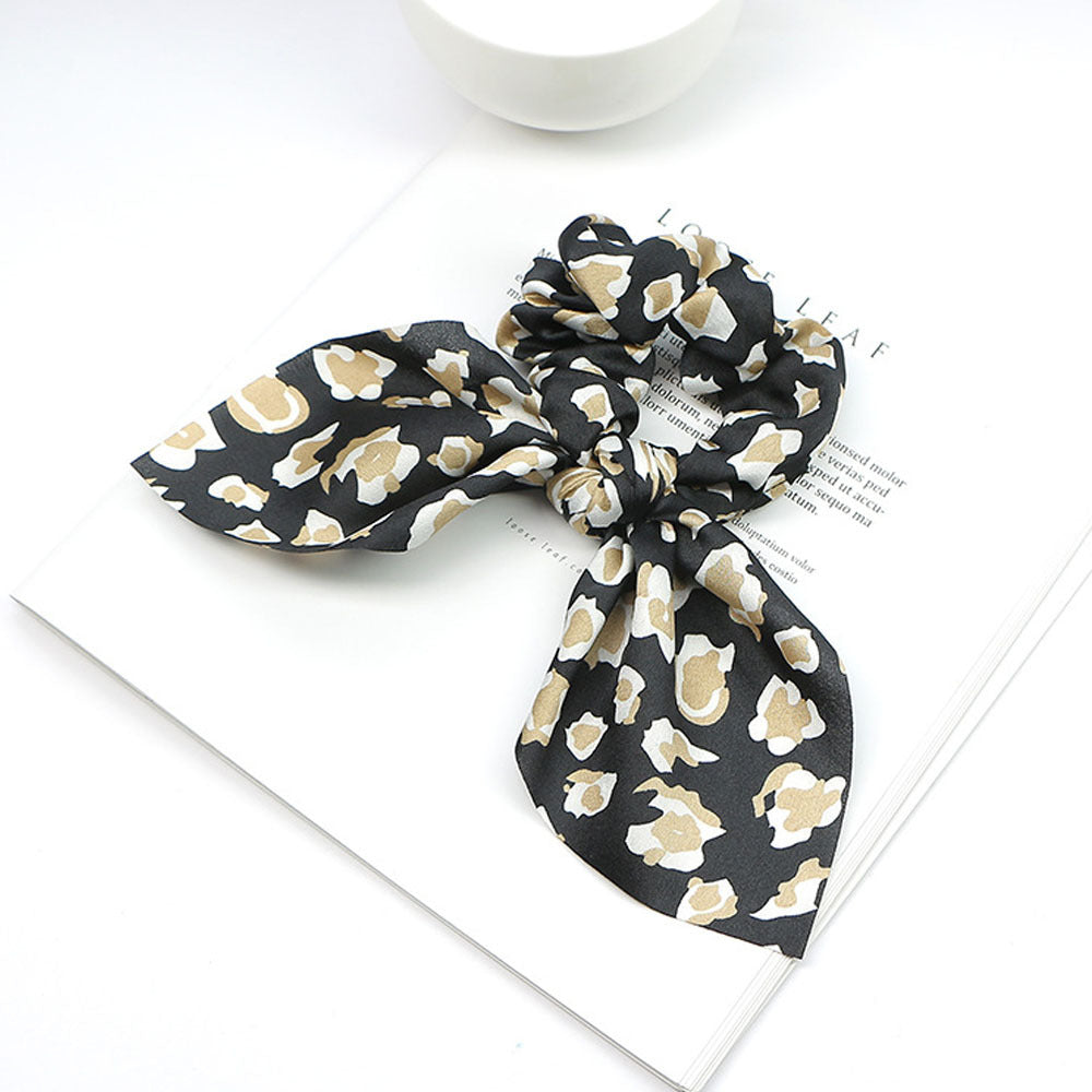 Pearl Pendant Large Intestine Scrunchies Hair Knot Knotted Big Bow Hair Rope