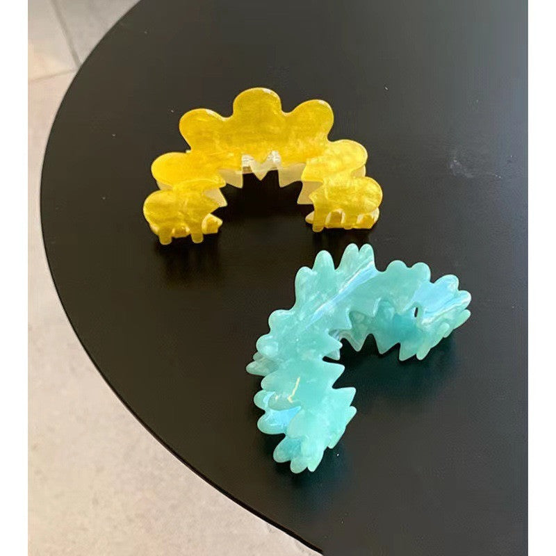 Best Flower Niche Design Sense Acetate Hair Clip