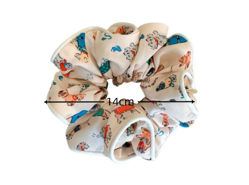 Korean Cartoon Dog Animal Large Intestine Ring Ponytail Hair String Hair-binding