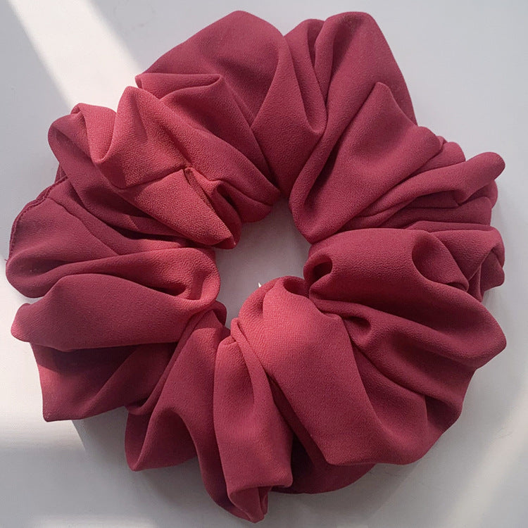 Big Head Bouquet Chiffon Large Intestine Ring Hair Ring