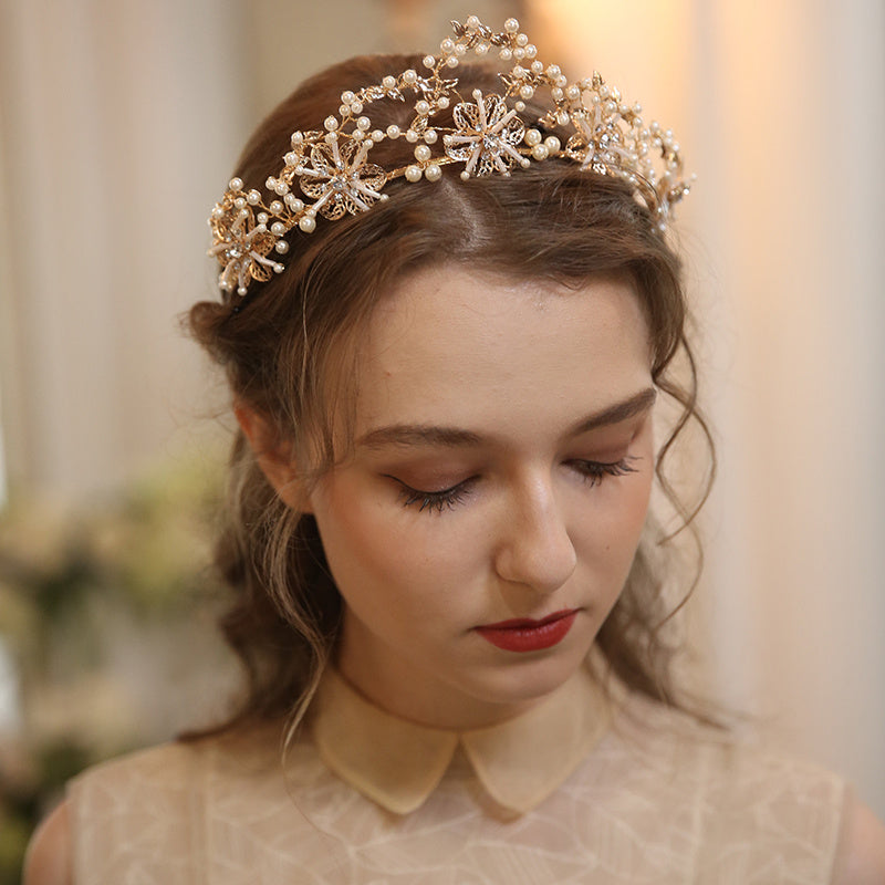 Best Bridal Jewelry Pearl Crystal Exquisite Headdress