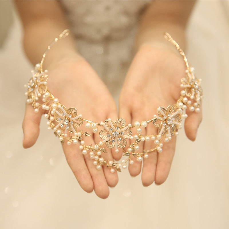 Best Bridal Jewelry Pearl Crystal Exquisite Headdress