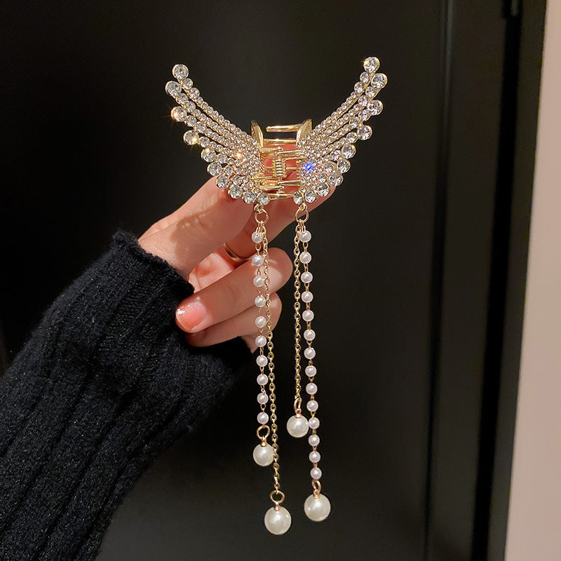 Best Sensual Chain Fringed Shark Clip Fashionable Temperament Hair Accessories