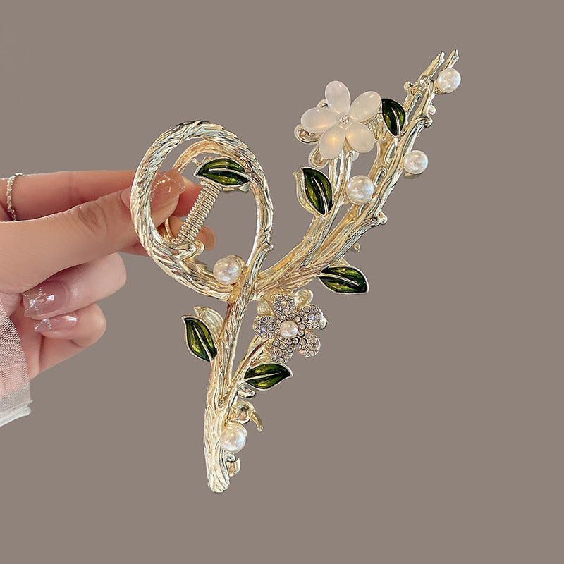 Best Exquisite Opal Flowers Barrettes Women