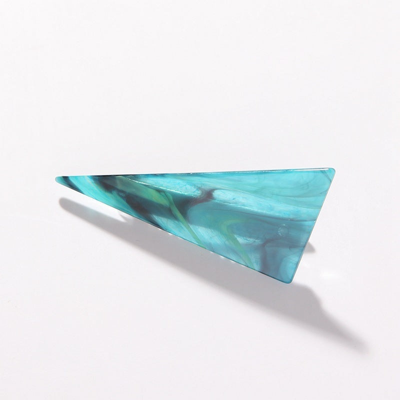 Fashion Personality New Acetate Marble Hair Clip