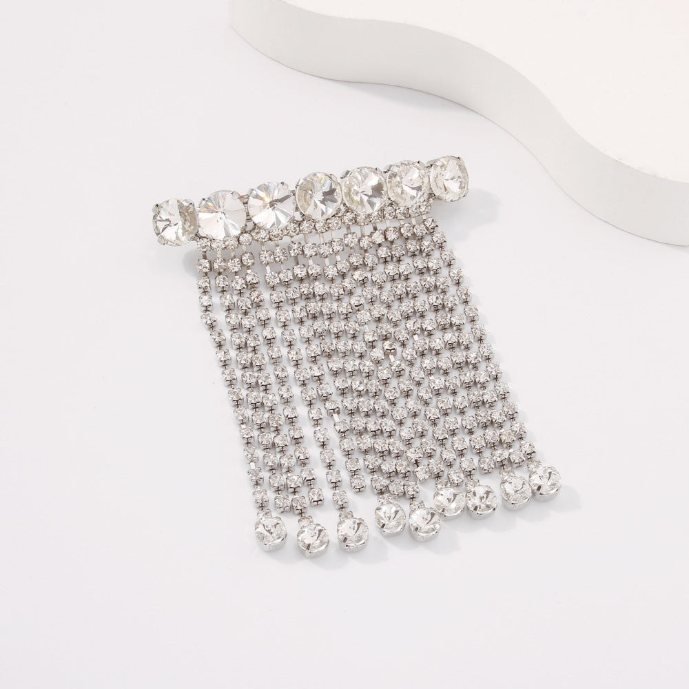 One Word Clip Hair Accessories Niche Personality Fashion New Hair Clip