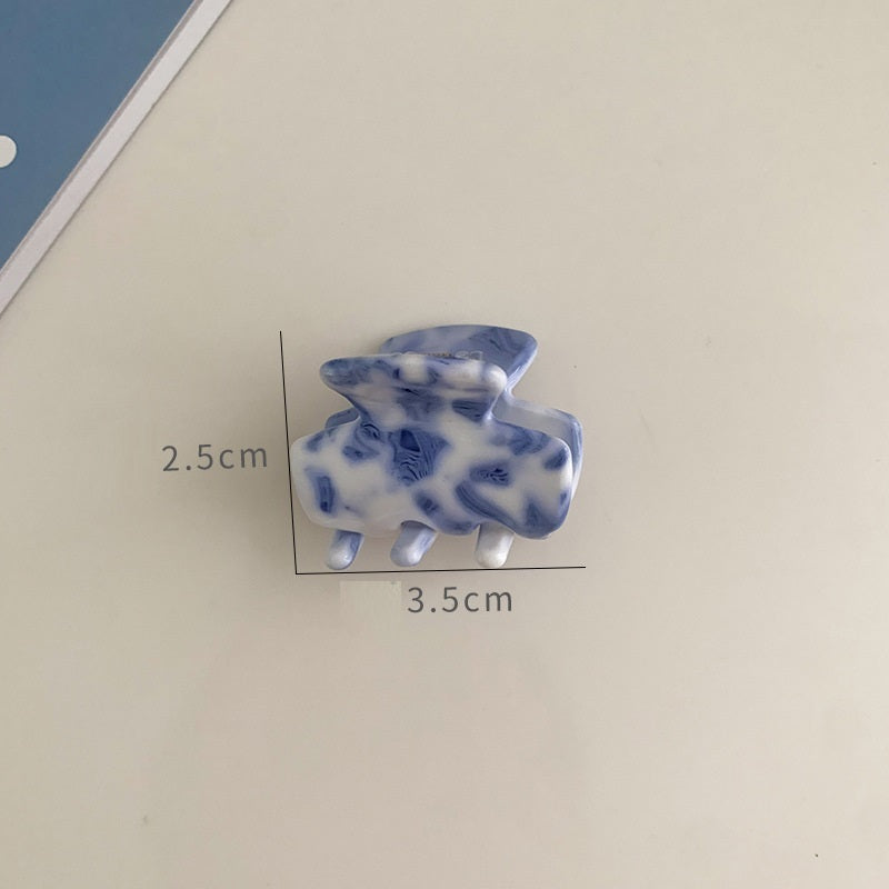 Acetate Plate Catch Clip Back Head Dish Hair Claws